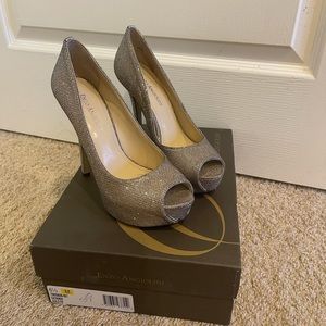 Sexy Gold Sequin Heels - Enzo Angiolini Eatanen